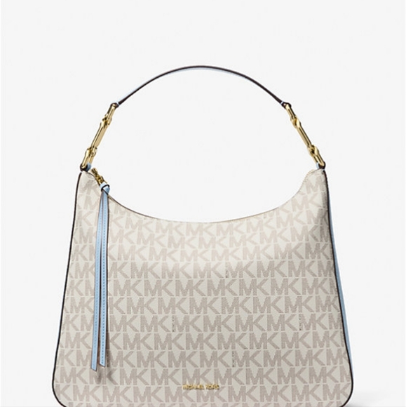 Laney Large Signature Logo Hobo Shoulder Bag - Picture 2 of 5